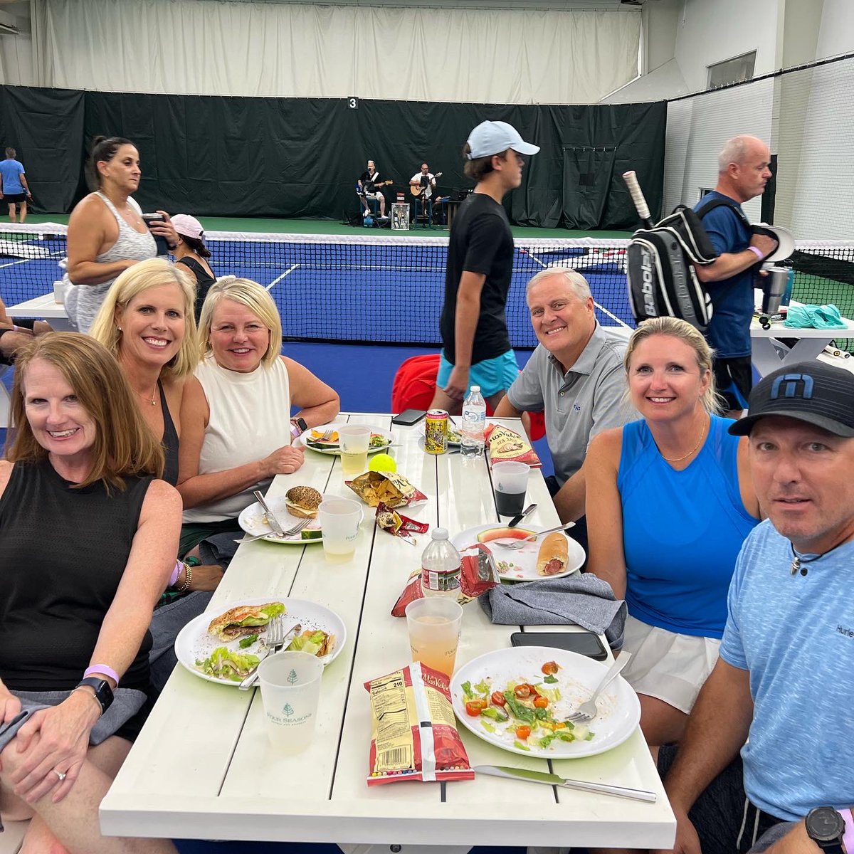 FSSportsClub's tweet photo. Served up the final Summer Sounds Courtside last night 🎾 

Who’s ready for next year? https://t.co/95iUY5MmnE