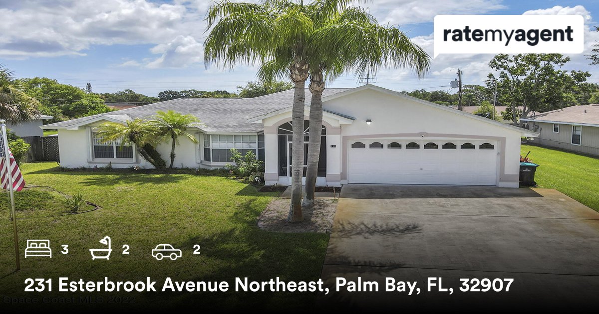 TracyHFrantzis's tweet photo. 3 🛌 2 🛀 2 🚘
📍 231 Esterbrook Avenue Northeast, Palm Bay, Brevard County, FL, 32907

My latest listing on #RateMyAgent
https://t.co/6iVSJ9ksLK https://t.co/ULiNxJSZwN