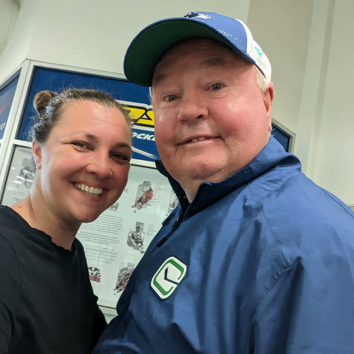 I mean I don't know anything about hockey but I can say <a href="/Canucks/">Vancouver Canucks</a> have the best coach ever!!!  #brucethereitis #bestcoachever