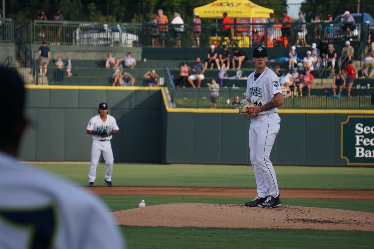 Ben Kudrna threw FIRE tonight - he held the RiverDogs scoreless through five innings (and hadn't allowed a score in 11-straight innings).

Game is tied at 3 at the bottom of the 7th.