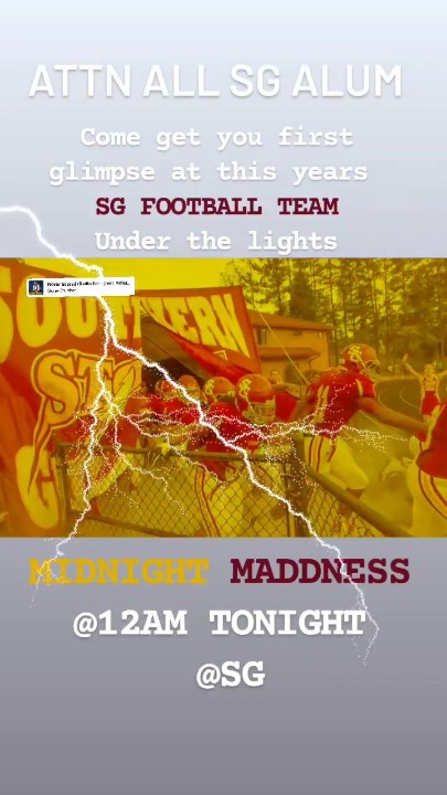 DA_Mazing523's tweet photo. Come out SG Alum and support the @football_sghs during the SG 2022 MIDNIGHT MADDNESS!!!
#GOSTORM
#SGPRIDE https://t.co/6ftuCFMcsp