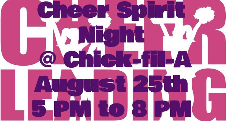 Save the date and come out to support our GMS cheerleaders. #gmspride #gmspirates