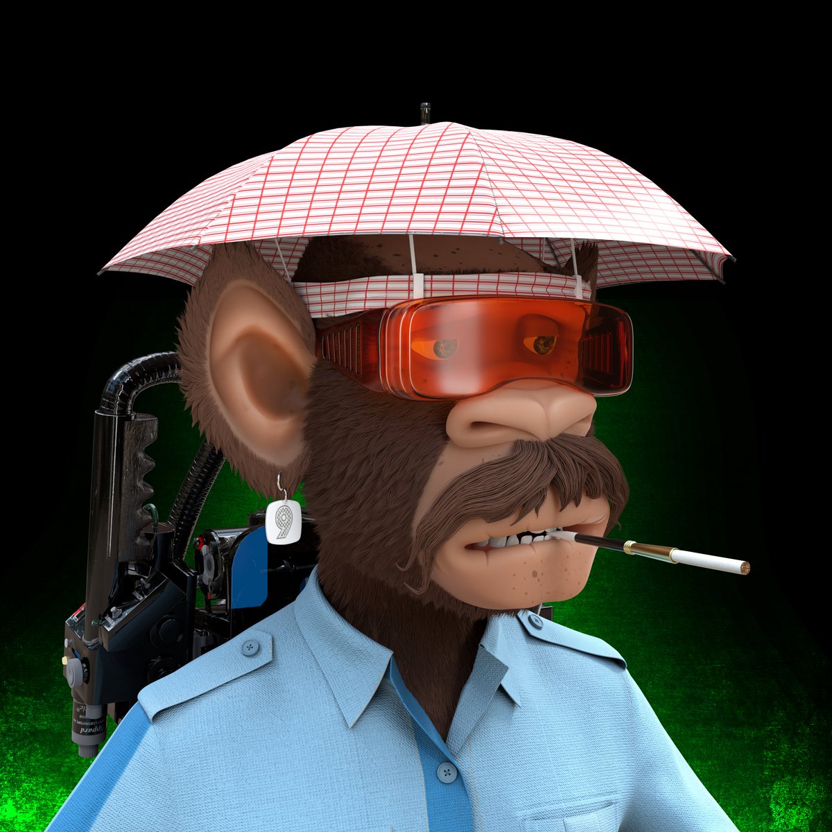 Check out my ape and also my 3d ape for being loyal! We got an amazing community over here and would love y’all to join the family! discord.gg/sagc #SAGC #SAGCVIBE #NFTCommunity #NFTs