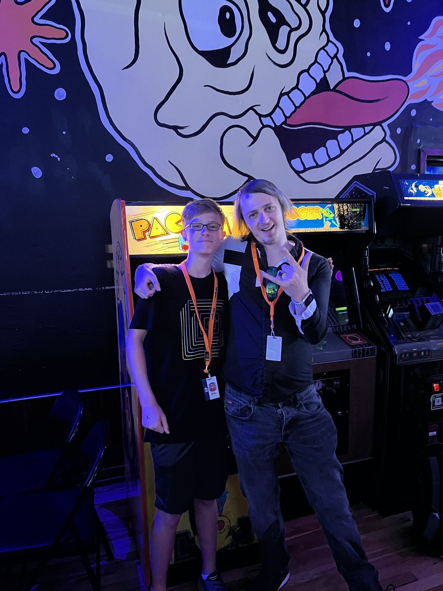 foreverinasmile's tweet photo. It’s been an incredible experience for my kid to meet people he admires so much! Thank you, @OR3O_XD @cg5beats and especially @WillDARyan for spending time with him today #nerdcorepartycon https://t.co/i1yR4bqtOC