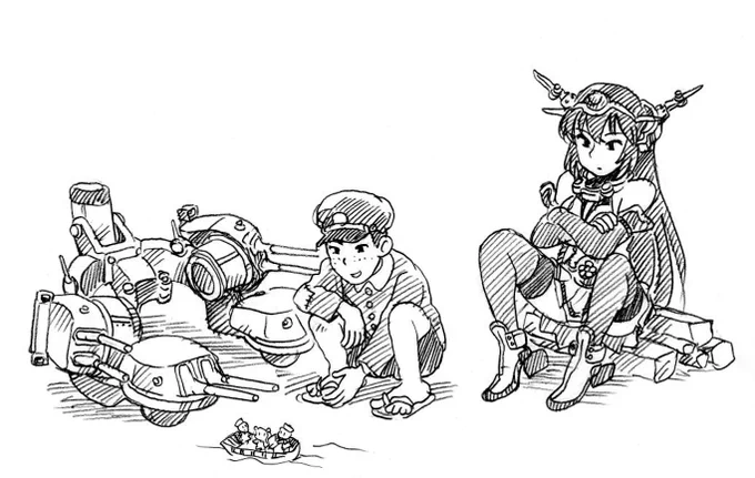 「軍艦好きのひー坊じゃ」 