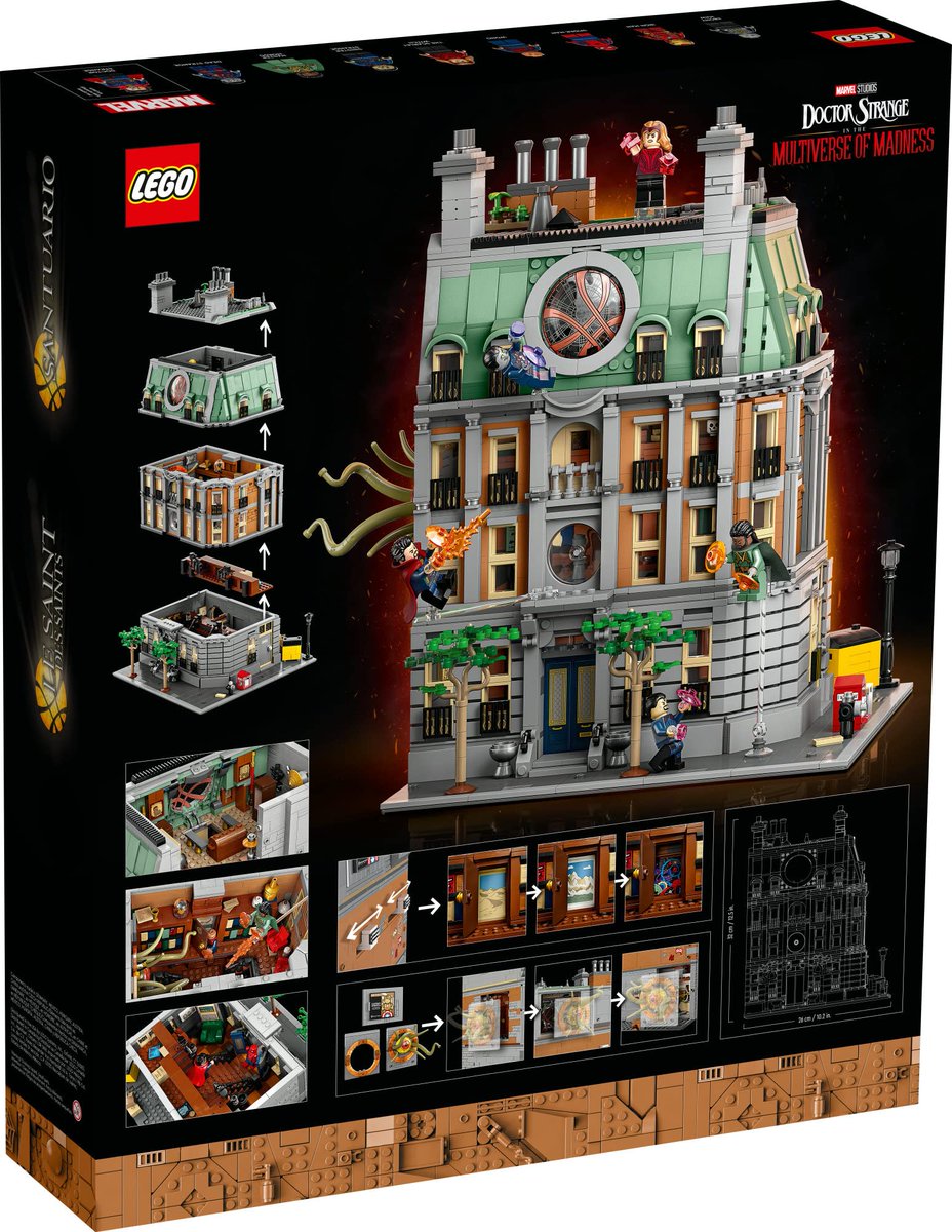 DiscussingFilm's tweet photo. The new LEGO Marvel Sanctum Sanctorum is now available. 

The set includes 2,708 pieces and 9 minifigures from 'Avengers: Infinity War' &amp; 'Doctor Strange in the Multiverse of Madness.'

Order here: https://t.co/ycreO9ZD7q https://t.co/Rxi4t27yZz