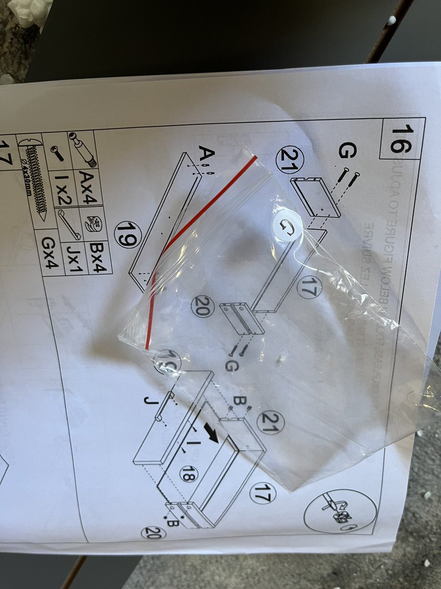NewBeenz's tweet photo. This has been truly a special experience @BedBathBeyond… how the hell am I supposed to finish putting this together without any more G screws? 4 more? I have zero. Please advise 😤 https://t.co/AGl5ykS4Bt