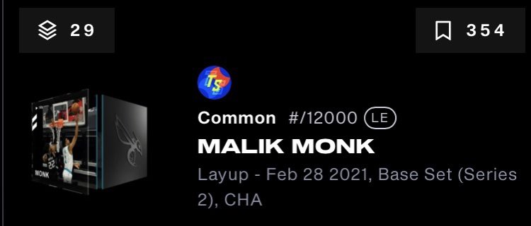 TheHiveTS's tweet photo. 🏀Who needs a Malik Monk TSD to finish their S2 Hornets @nbatopshot set? We are giving 10 away to lucky followers!

♻️ Like, Follow and RT 
♻️ Tag two friends that need to be in @TheHiveTS ! 

Deadline 6pm ET Tuesday 8/9❗Leave your TS name in comments. Must follow @TheHiveTS https://t.co/61u3zrbNZK