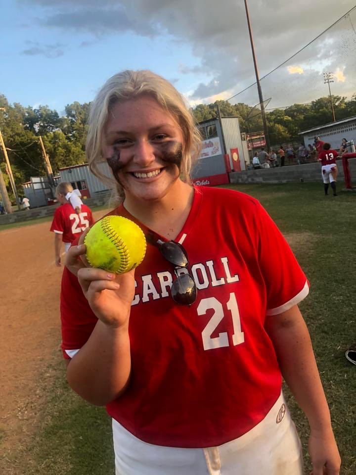 2024 <a href="/Bellarose2111/">Bella Carter</a> of Carroll Academy does it again! She has hit her fifth home run of the young season! #emforce