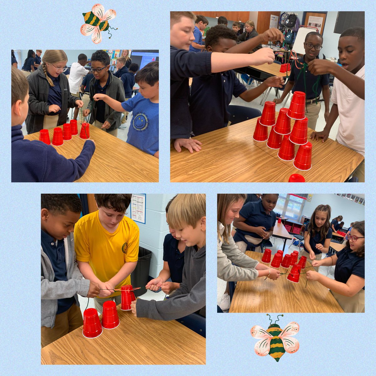 We worked on building communication and problem solving skills as teams used the EDP to complete a design challenge!  <a href="/CollierES/">Collier Elementary</a>