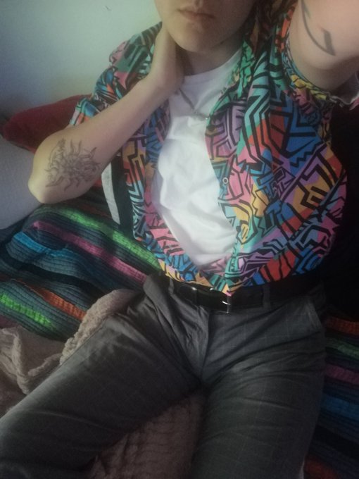 Wearing my packer today.. Not bad when I wear it in these pants huh? Or would you prefer them off? #transmen<a href="/tag/packing"class="tags"><span>#packing</span></a><a href="/tag/bulge"class="tags"><span>#bulge</span></a><a href="/tag/transmen"class="tags"><span>#transmen</span></a>