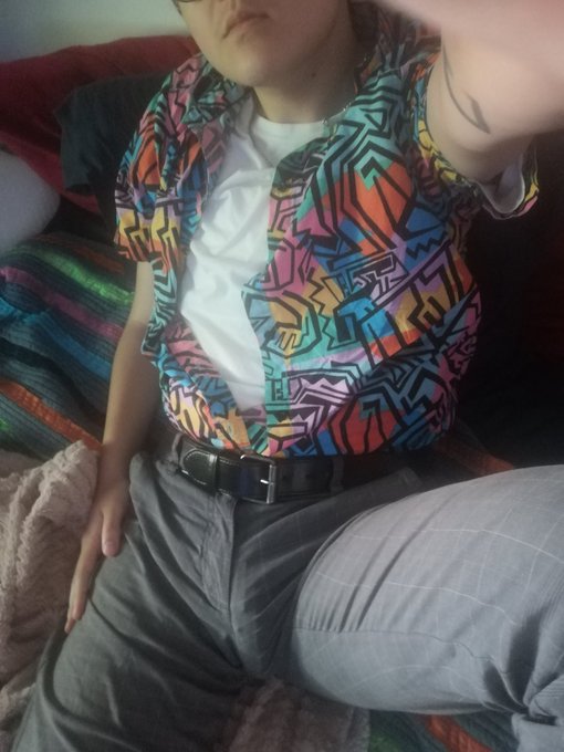 Wearing my packer today.. Not bad when I wear it in these pants huh? Or would you prefer them off? #transmen<a href="/tag/packing"class="tags"><span>#packing</span></a><a href="/tag/bulge"class="tags"><span>#bulge</span></a><a href="/tag/transmen"class="tags"><span>#transmen</span></a>