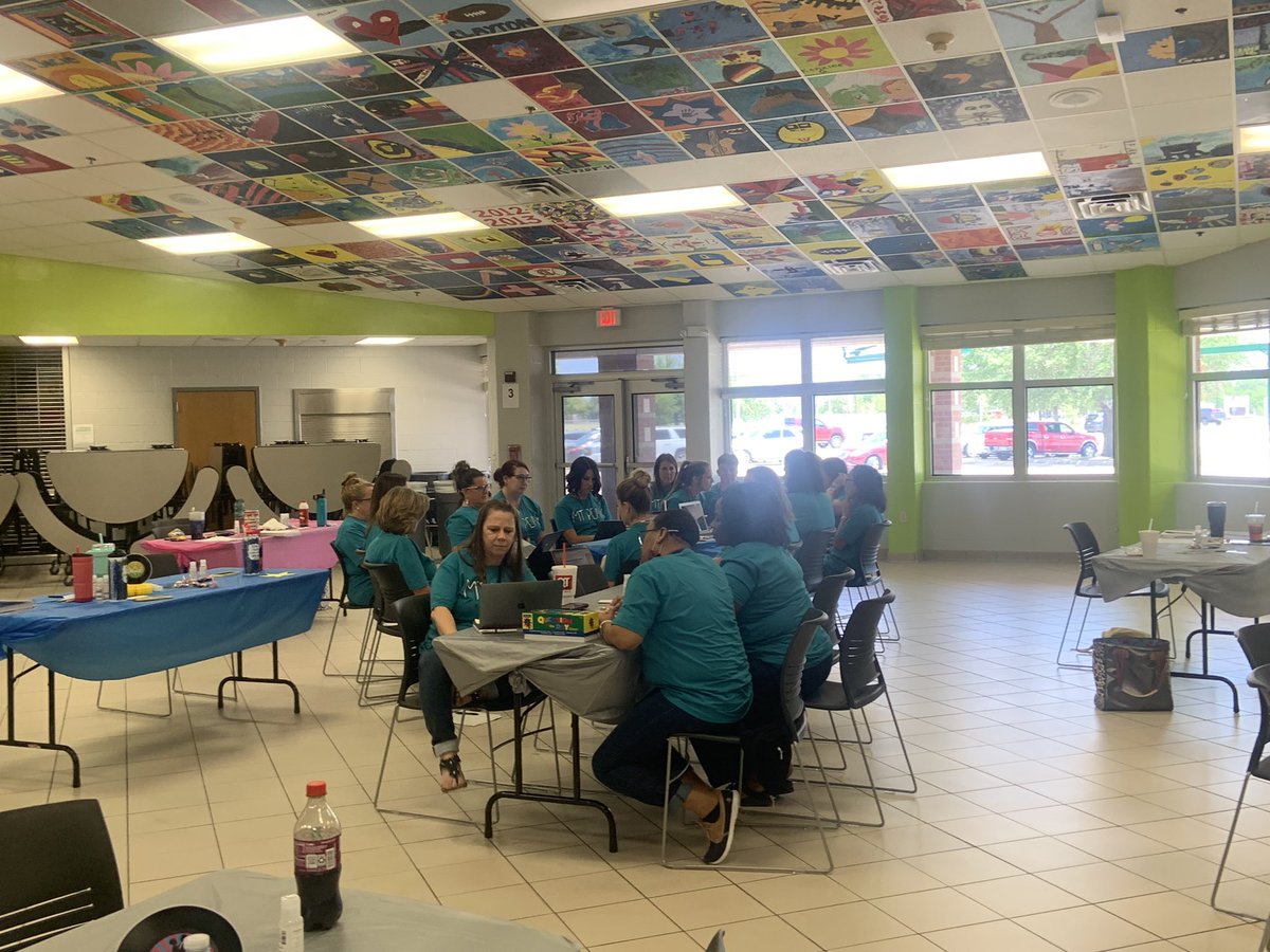 tiffanypeterman's tweet photo. Day 2 of campus PD had us playing the teacher edition of would you rather. Teachers collaborated to create consistent CKH behavior/consequence procedures and we dug into our new MISD instructional documents. #relationshiprockstars #MPErocks https://t.co/PpsmbEOKYf