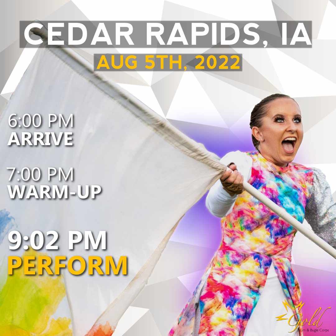 Who's in Iowa tonight? ✋

#dci2022