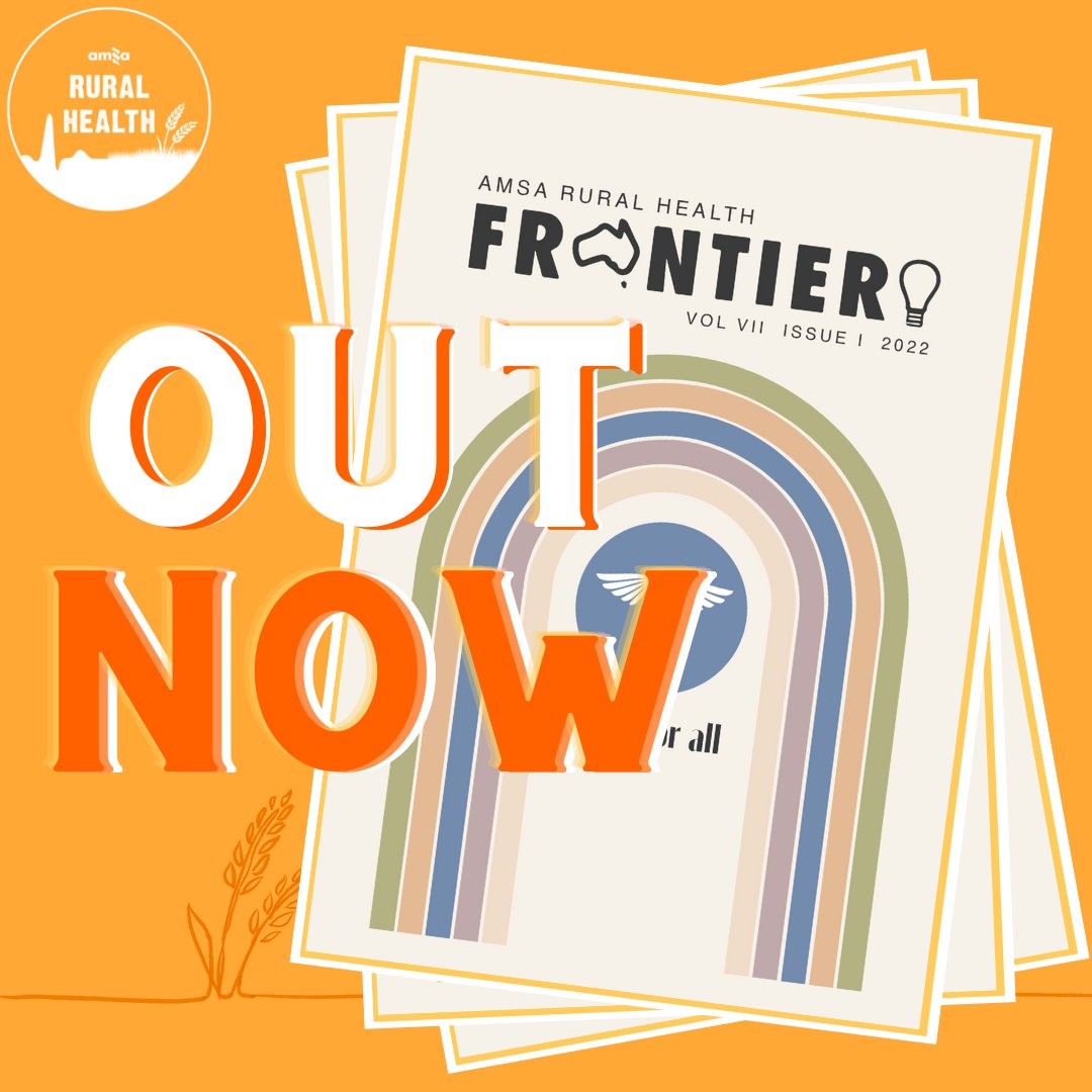We are SO excited to announce that the first issue of this year's Frontier! magazine is out now!! 🥳

Frontier! makes up the heart of our contributions to rural health, with our publications team working tirelessly to bring this project to life. Read the full copy on our website!