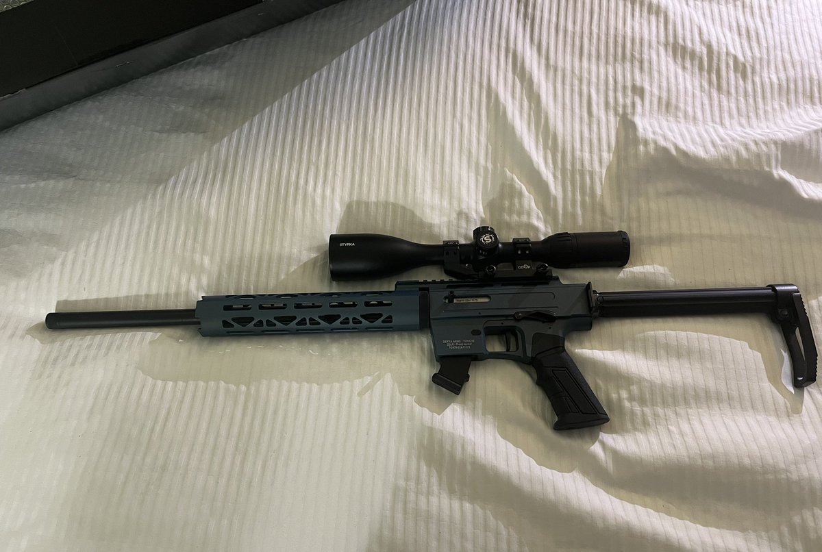 TWilsonOttawa's tweet photo. Ohhhh Papa Phil … she’s so pretty 😍 We shall call her Belle.
Because she’s the belle of the ball in her beautiful blue dress 👗 🇨🇦❤️
O'Dell Engineering Ltd.
#Canuck #22lr #NonRestricted #PrettyGirl #Blue #Belle #BlueBelle #CCFRwomensprogram #GunsThatTravel #tour @CdnPhil23 https://t.co/kVRHesJAiW