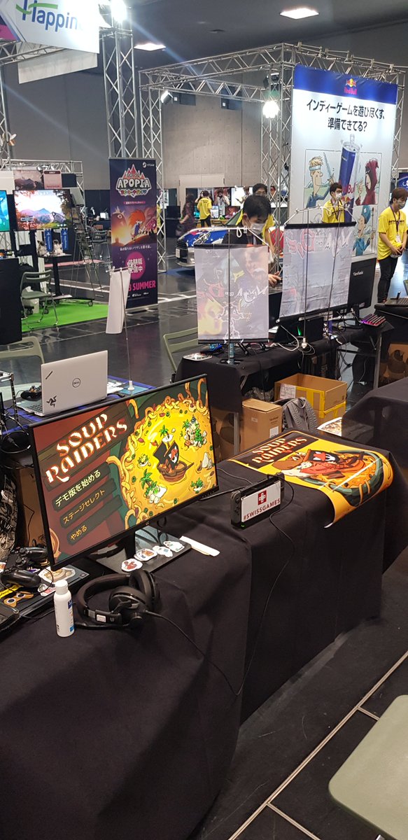 We are ready for the first day here at #BitSummit, come say hi!