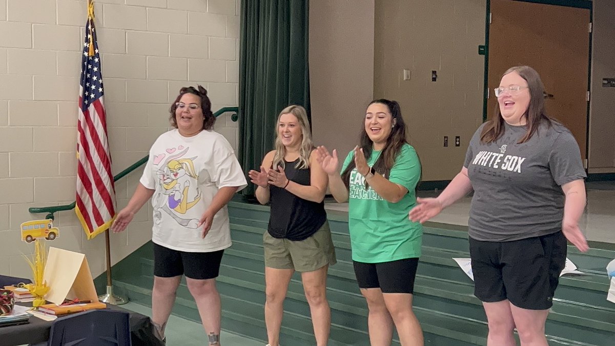 NISDRhodes's tweet photo. Retreat Day 2: team building activities, an introduction to the 10 Rules of The Energy Bus, a tour of our neighborhoods and boundaries and ending with a team scavenger hunt. What a blast! #rhodesretreat22 #RhodesIgnited #RhodesDestinationSuccess https://t.co/XUj6rNLK4Y