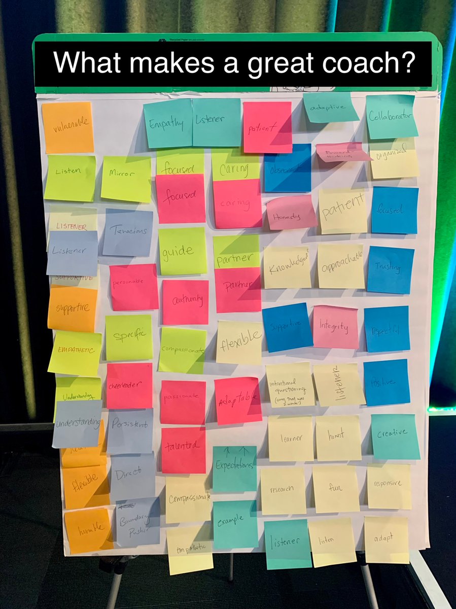 “What makes a good coach?” In one word our coaches shared responses after an inspirational keynote from <a href="/adnanedtech/">Adnan Iftekhar</a> on why the world needs more coaches. Special shoutout <a href="/EDUguy_TD/">Thomas Dickson</a> for leading the session &amp; <a href="/GoogleForEdu/">Google for Education</a> for hosting us!

#PS7LAUSD #EmpoweredByITI <a href="/LAUSD_Achieve/">Los Angeles Unified Division of Instruction</a>