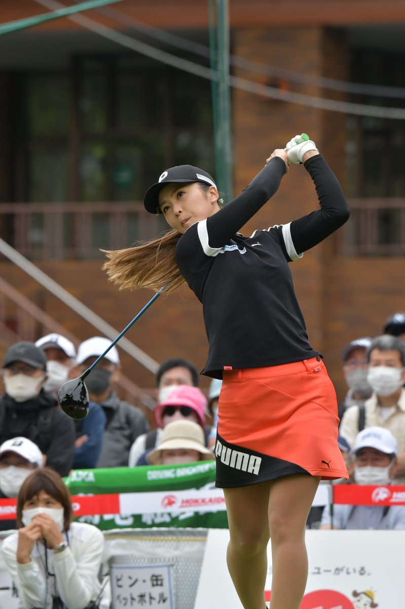 速報！#北海道meijiカップ 大会2日目の選手の様子をお届け！ ⛳️首位