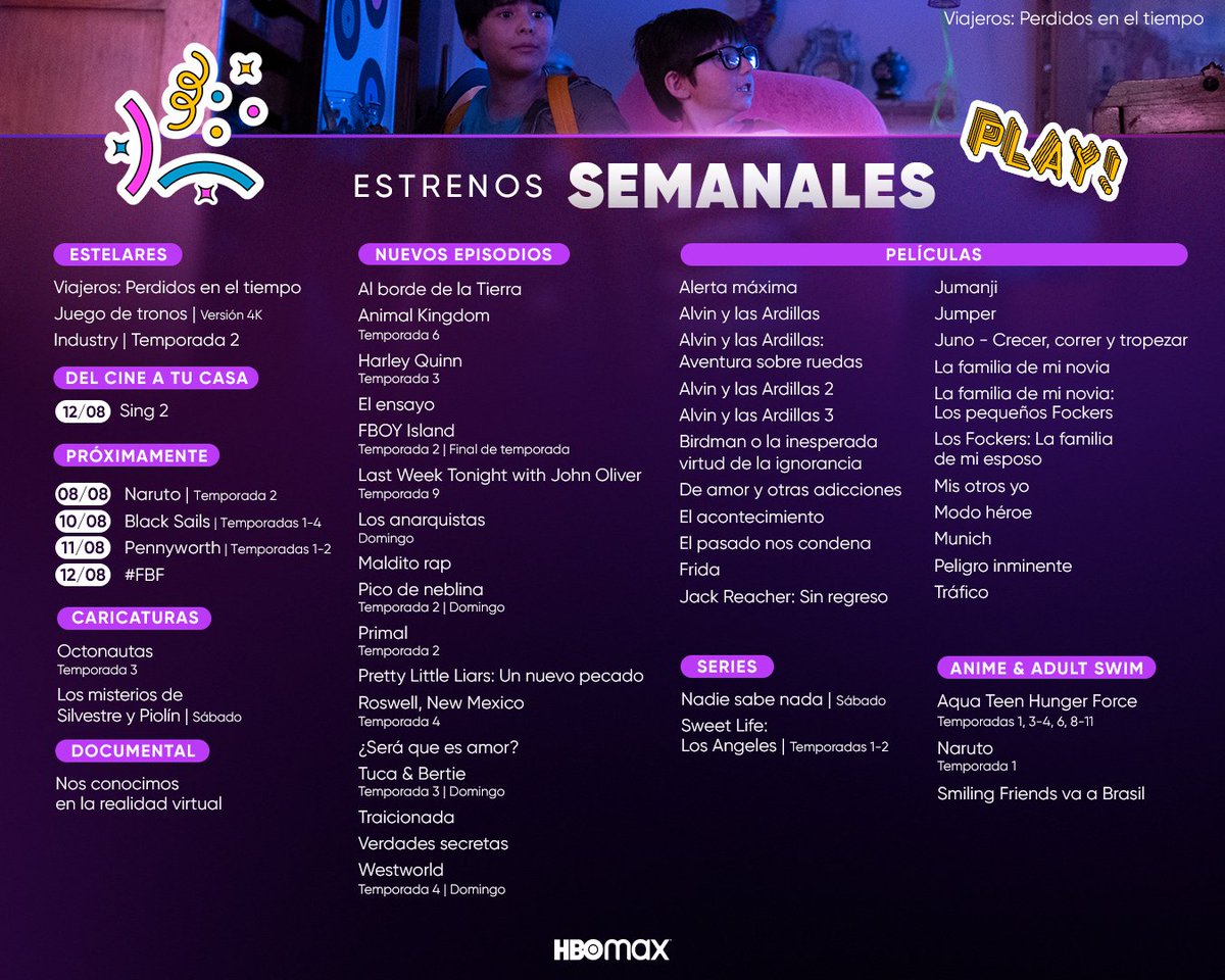 HBO Max Latinoamérica tweet media