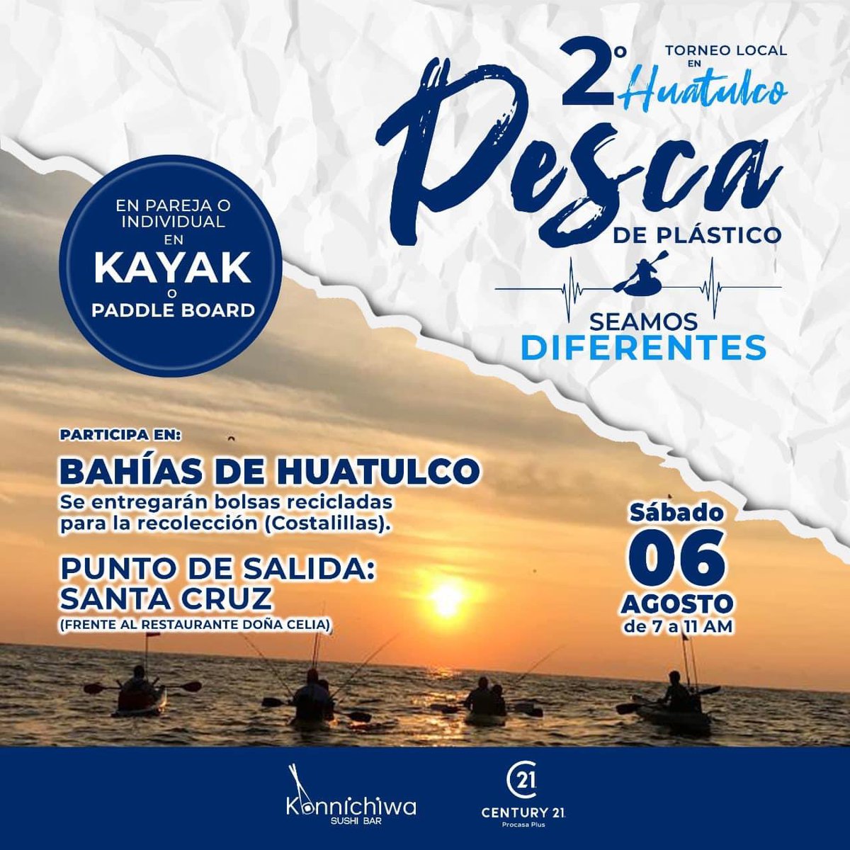 aragonhuatulco's tweet photo. Ya tenemos nuestro kit y estamos listos para participar en el 2do torneo de pesca de plástico 

Felicito mucho a los organizadores y a todos los que hacen posible este tipo de eventos! 

#SeamosDiferentes
#CuidamosLoNuestro 
#AmamosHuatulco
#HuatulcoSustentable https://t.co/QABHuI20Ve