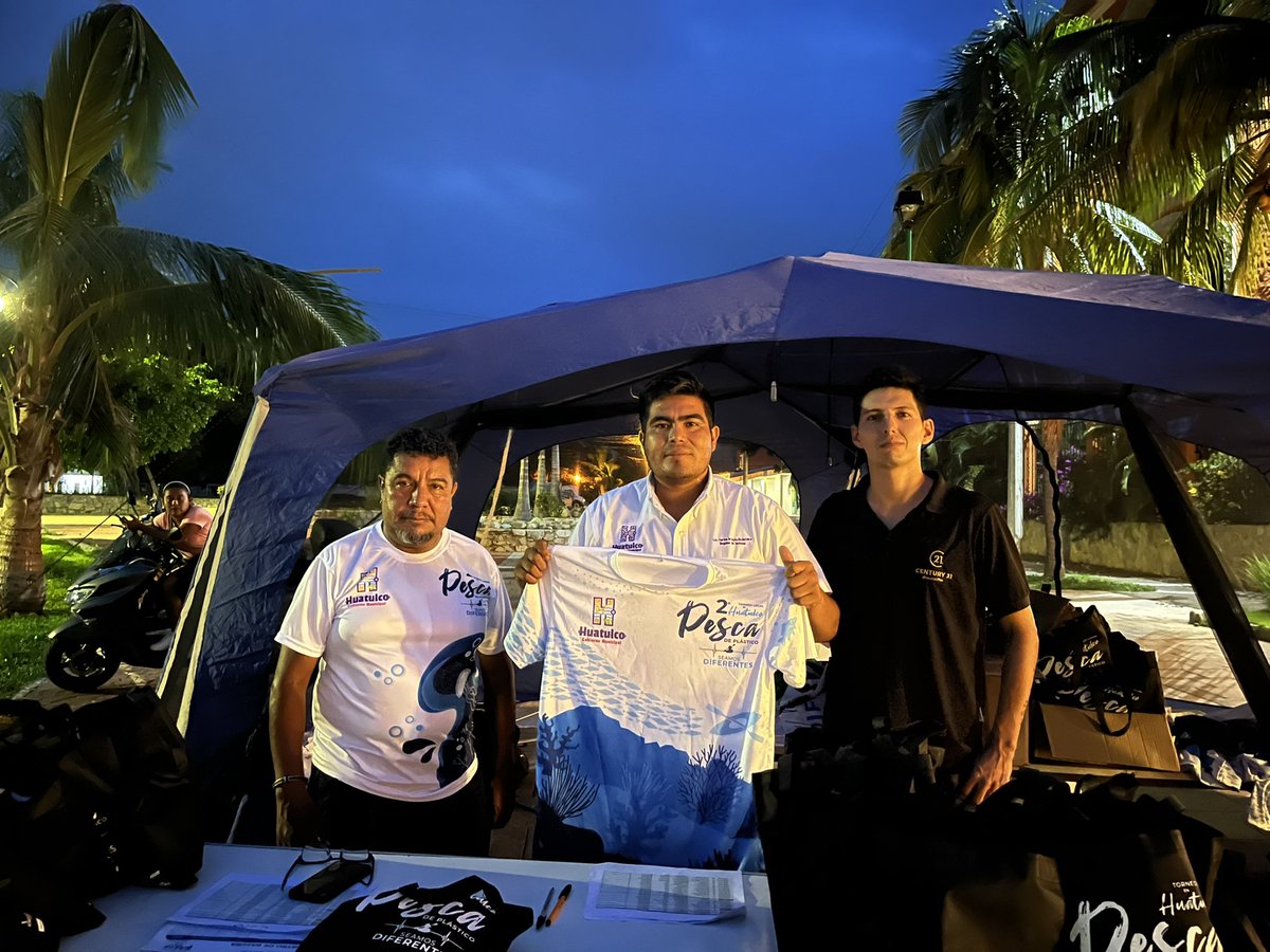 aragonhuatulco's tweet photo. Ya tenemos nuestro kit y estamos listos para participar en el 2do torneo de pesca de plástico 

Felicito mucho a los organizadores y a todos los que hacen posible este tipo de eventos! 

#SeamosDiferentes
#CuidamosLoNuestro 
#AmamosHuatulco
#HuatulcoSustentable https://t.co/QABHuI20Ve