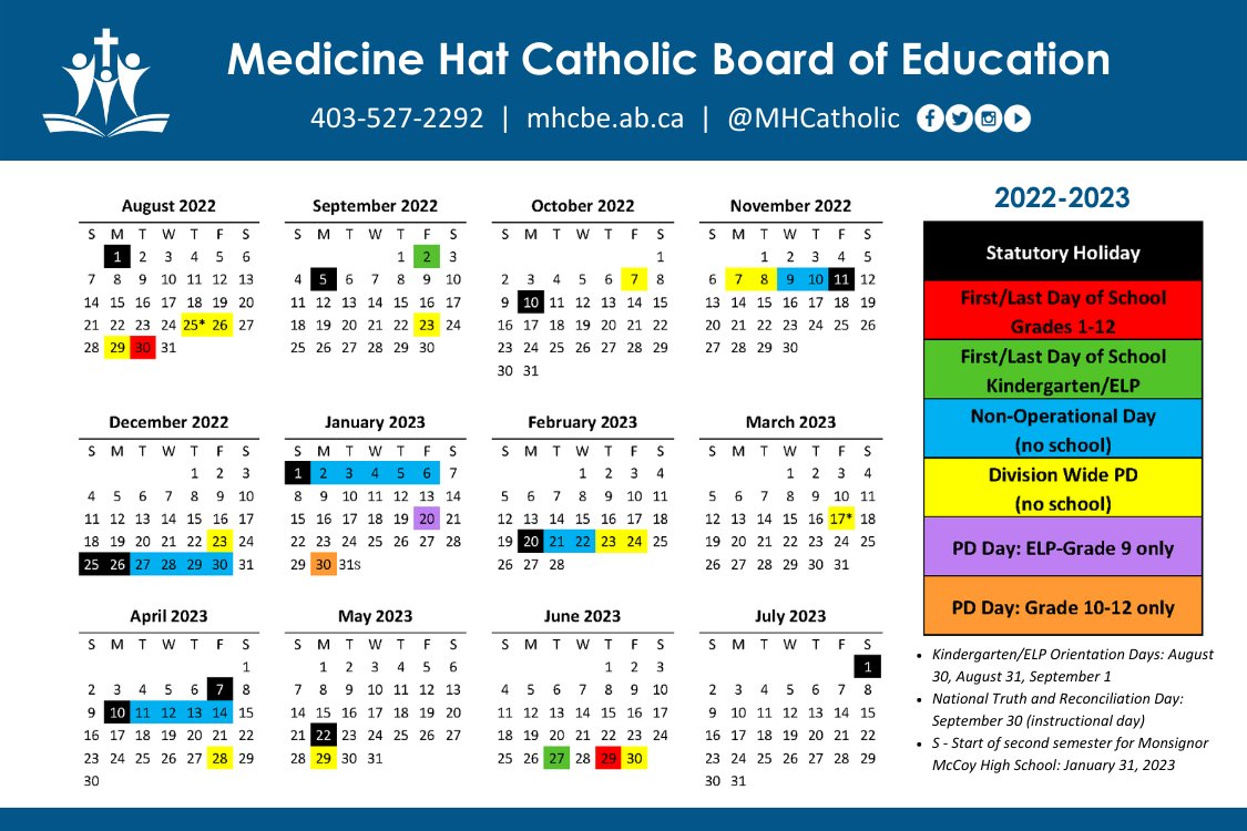Mark your calendars 🗓️

Find all MHCBE division PD Days and holidays for the 2022-2023 school year right here! You can bookmark this page in your mobile device browser for quick access all year round: mhcbe.ab.ca/our-division/c…