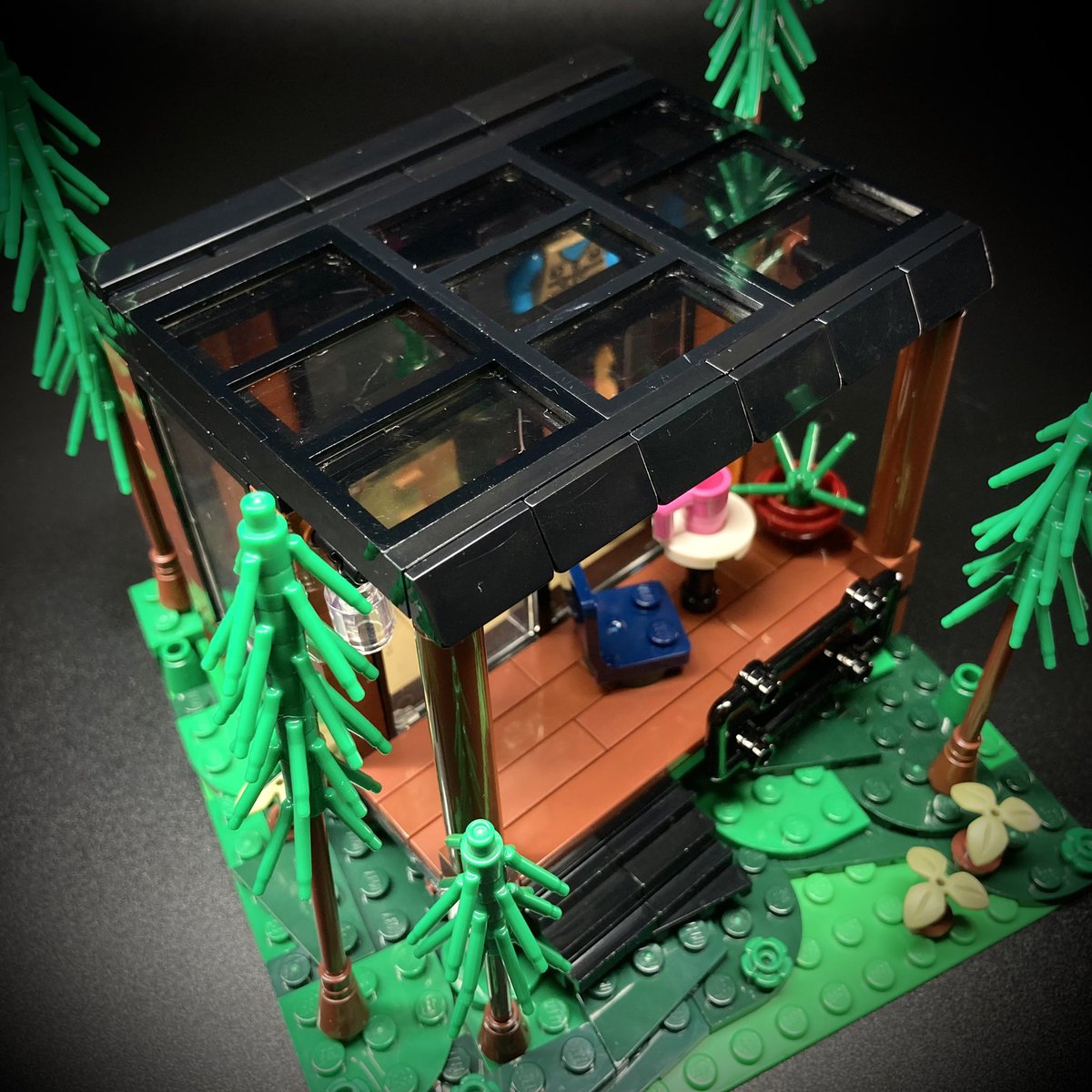 den2_lego's tweet photo. LEGOで「森のコテージ」作りました。
オリジナル作品です🌳

#LEGO #レゴ
#創造力が世界を変える https://t.co/AJZnXQYf9o