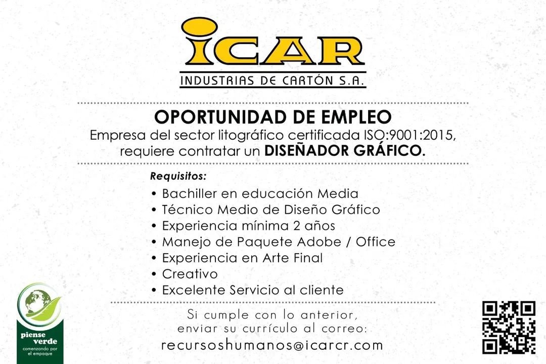 BreteBuscando's tweet photo. 78 Ofertas de Empleo.
👩🏫👨🍳👩🔧👩🔬👨💼👩✈️👮♂️👷♂️
#compartiresgratis #EmpleoCR #TrabajoCR #buscandobrete
Todas las ofertas de esta publicación aqui 👉
https://t.co/V0lVSBqvzV https://t.co/KrQoCacTex