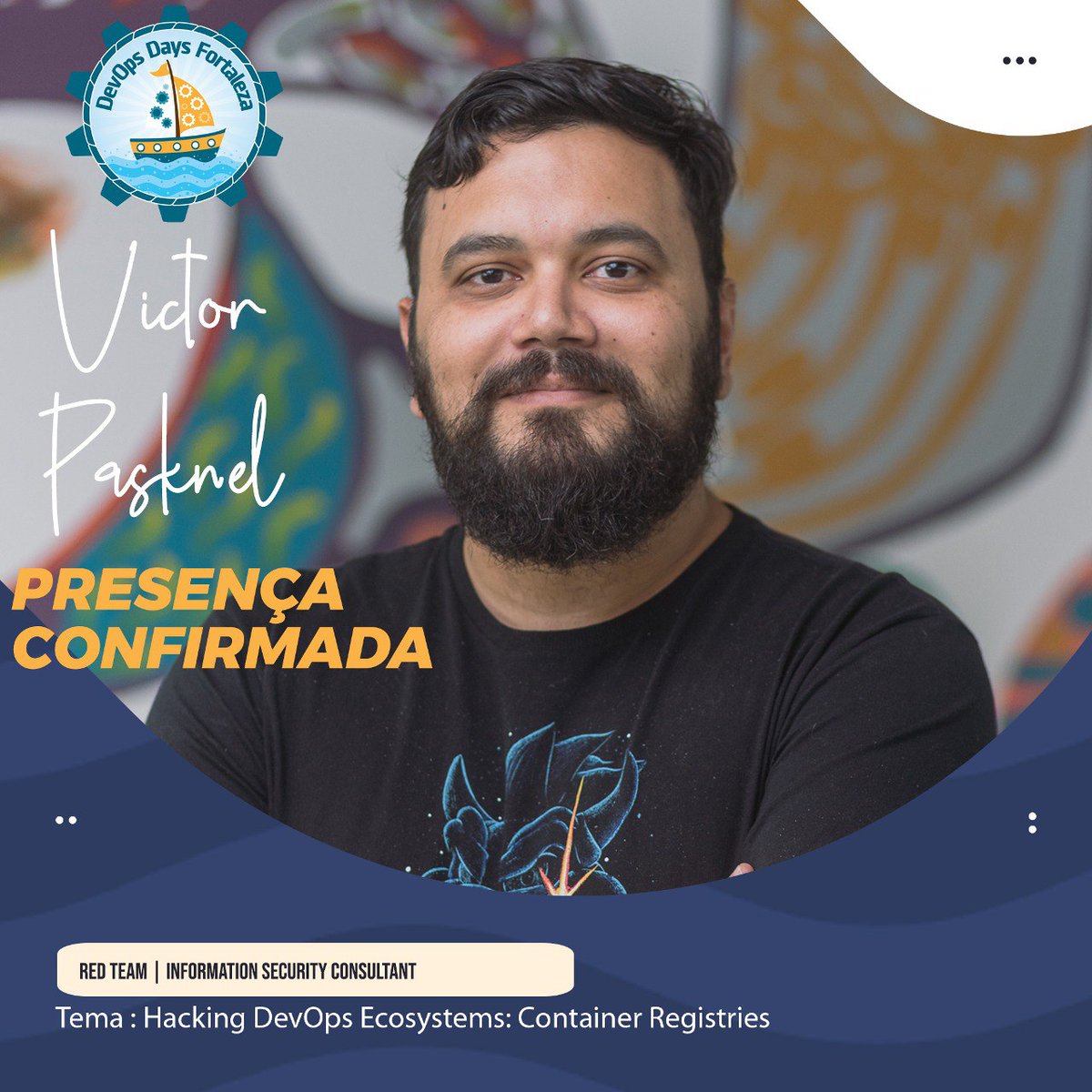pasknel's tweet photo. Vou estar palestrando na edição deste ano do DevOpsDays Fortaleza! https://t.co/A3rlC41Z5g