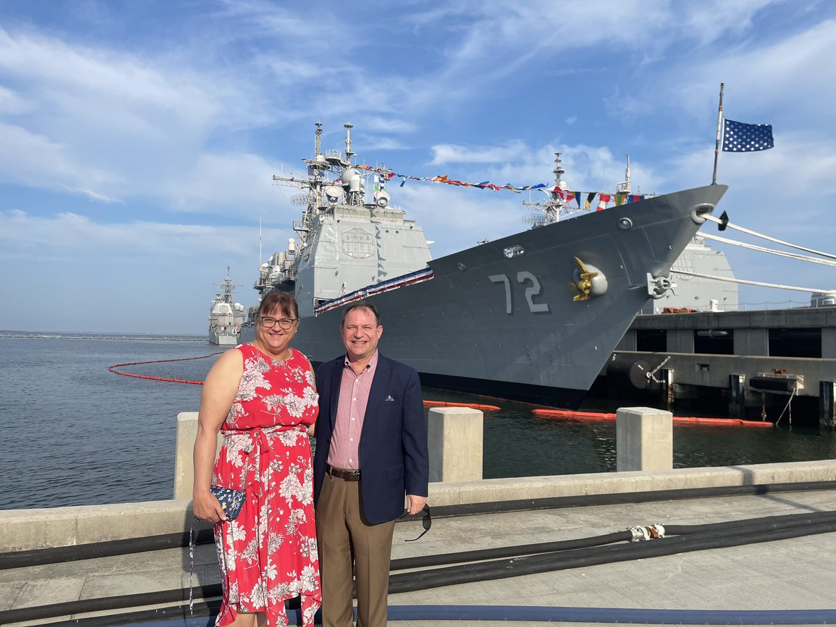 DaveKlain's tweet photo. On 9/18/93 a young LT Klain was a proud plankowner as USS VELLA GULF (CG-72) was commissioned. 29 years later many of us said goodbye yesterday as the proud but worn lady was decommissioned. Sad to see the most lethal warship of her time worn out & put out to pasture. #Turbodog https://t.co/BI2r6Fu7Ky