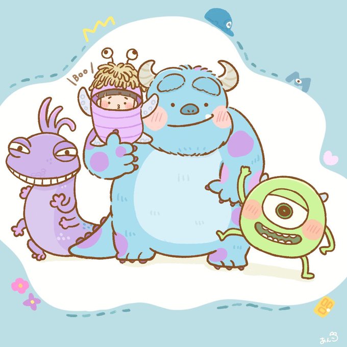 モンスターズインクのtwitterイラスト検索結果