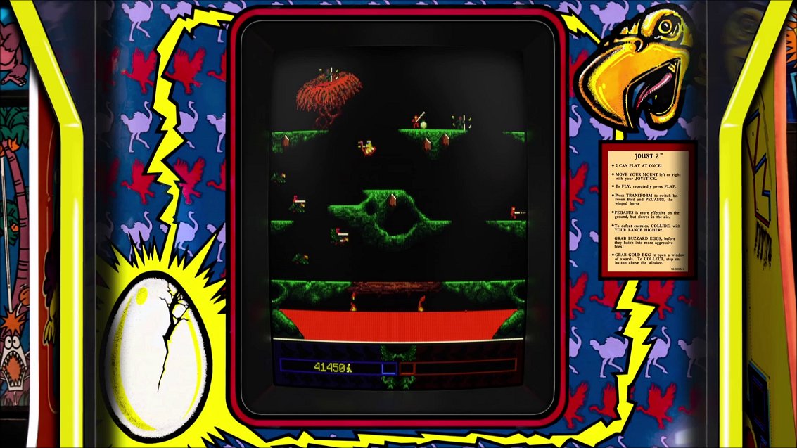 0rionsangel's tweet photo. Here's a realistic arcade bezel for #Joust2 with the Mega Bezel Reflective Shader for #Retroarch https://t.co/tDobHcPmau #Gaming #RetroGaming #RetroGames #ArcadeGames #Arcade #Classic #Joust #MAME https://t.co/aq94LUFM4D