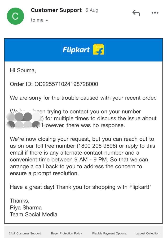 RituKarmakar17's tweet image. #unresolvedissue #fraudexecutive
Without sorting the issue how could you closed the ticket!! #customerharreasment.