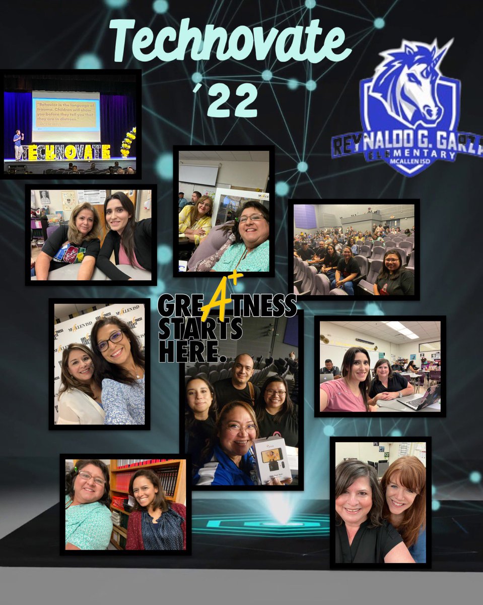 GarzaUnicorns's tweet image. Incredibly proud of our amazing Unicorn staff who took part in #technovate22 for a great day of learning and fun 💙🤍🦄