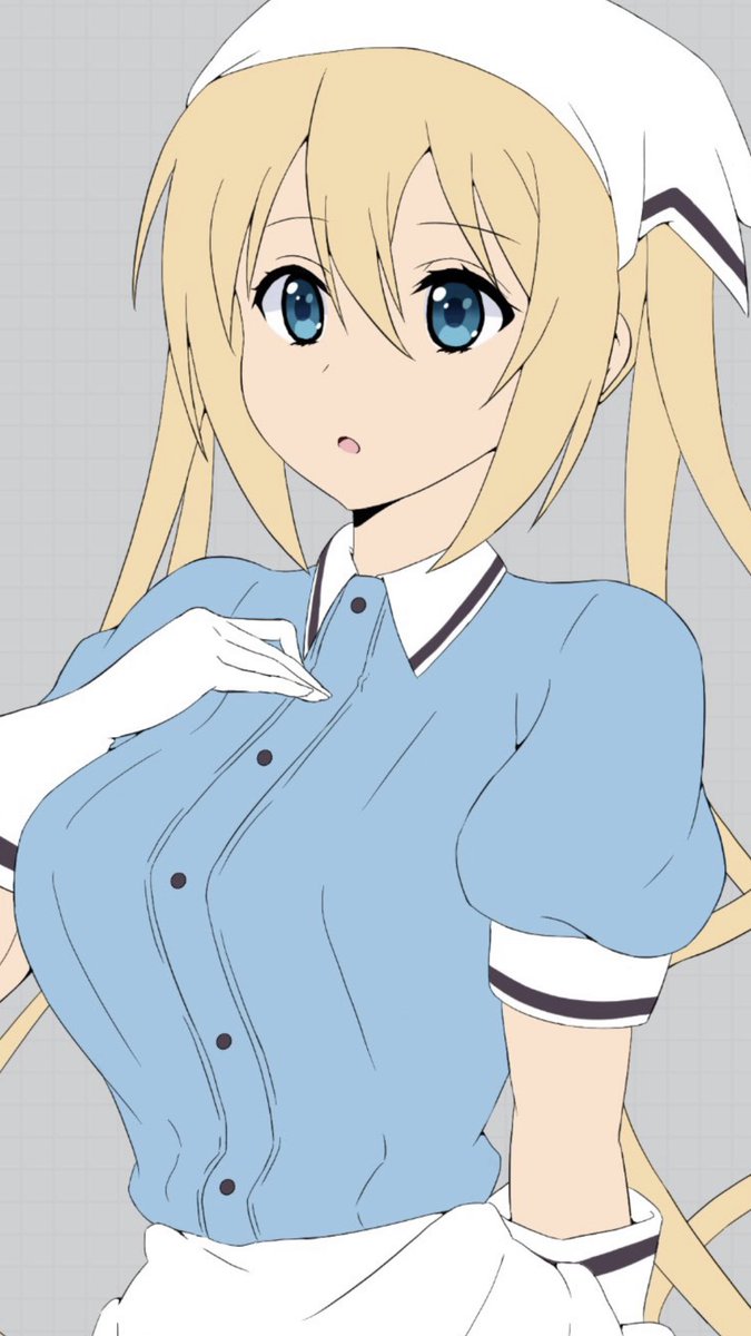 お絵描き進捗ー。色置きまで完了したので午後になったら仕上げようっと。そしたら差分ですねー(๑˃̵ᴗ˂̵) 