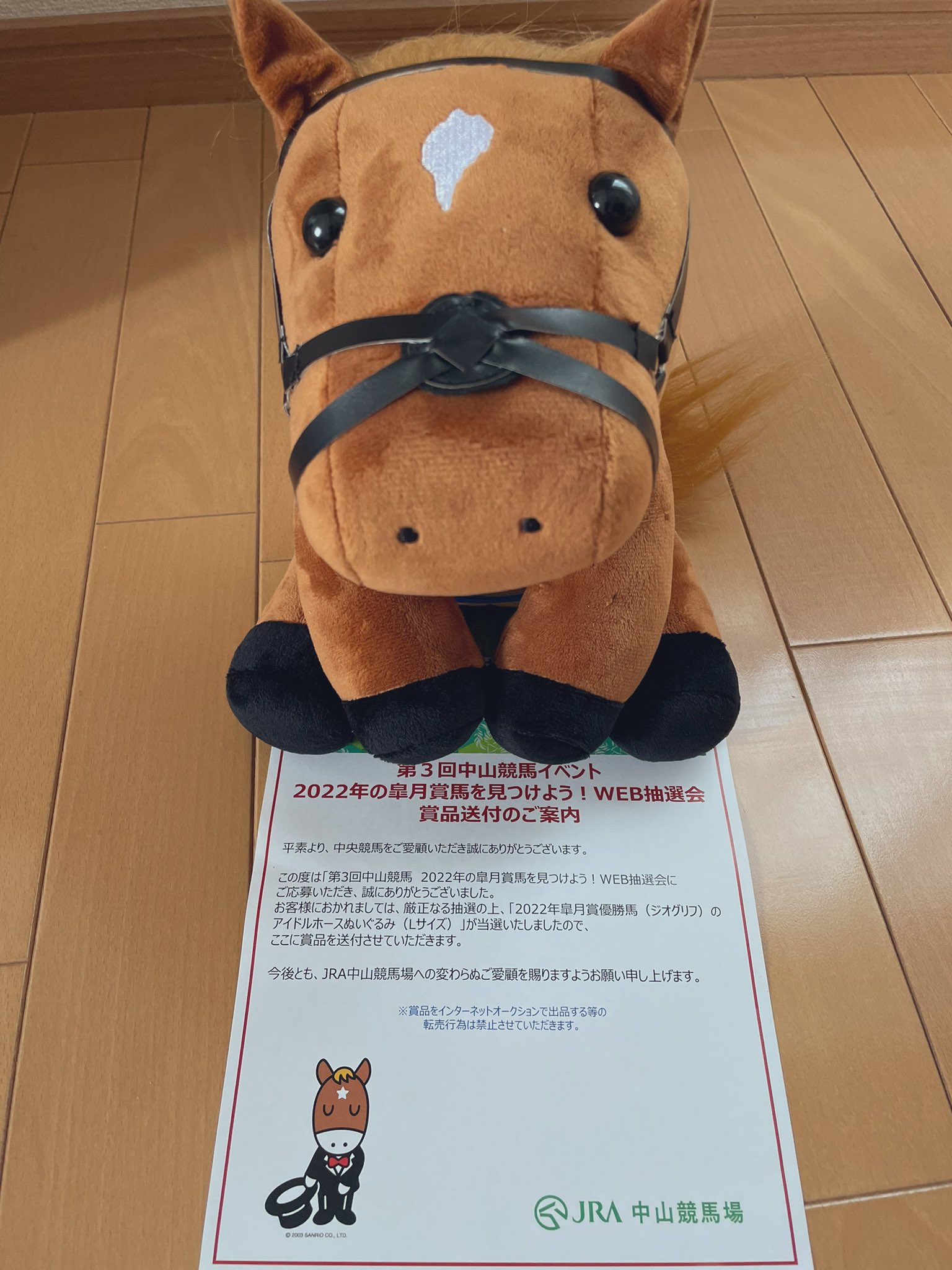限定お買い得商品 ジオグリフ 皐月賞ぬいぐるみ JRA コレクション