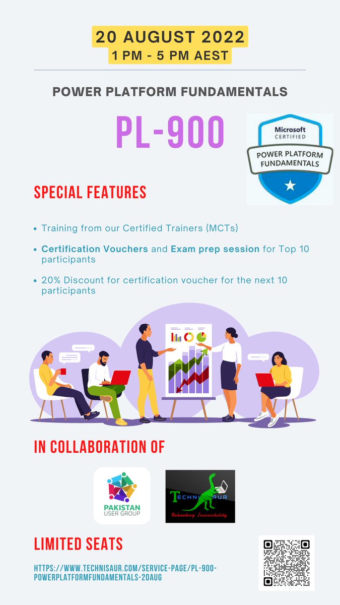 Faisal Fareed ๐ต๐ฐ๐ฆ๐บ | daxture.blogspot.com (@faisalfareed) on Twitter photo โจ Do you want to learn Microsoft #powerplatform #fundamentals to kick start your learning and career on this powerful platform? <a href="/PakistanUG/">Pakistan User Group</a>
๐ Register lnkd.in/g2Tr2ZhV OR Scan QR code โจ Do you want to learn Microsoft #powerplatform #fundamentals to kick start your learning and career on this powerful platform? <a href="/PakistanUG/">Pakistan User Group</a>
๐ Register lnkd.in/g2Tr2ZhV OR Scan QR code