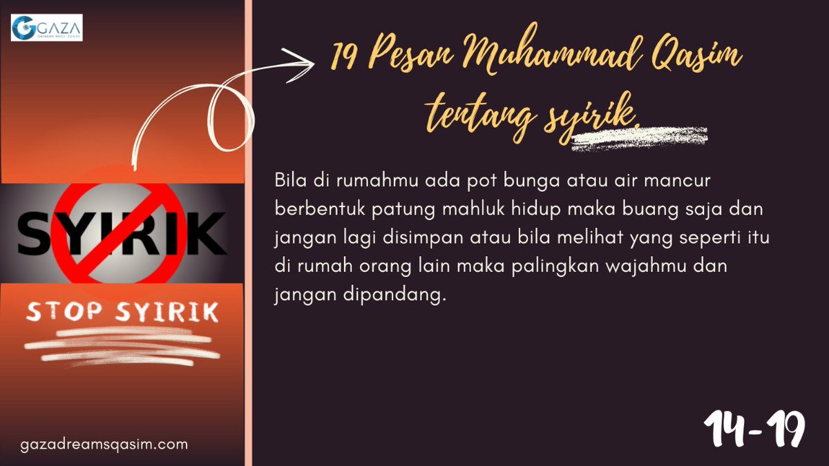 <a href="/Kiyai_MarufAmin/">KH. Ma'ruf Amin</a> Umat Islam harus mempelajari syirik modern...apa saja yg termasuk syirik modern???
#MimpiMuhammadQasim 
gazadreamsqasim.com
