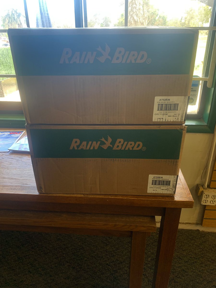 Received one of our Summer Rotor Promotion deliveries today! We have a plan with our 1983 <a href="/RainBirdGolf/">RainBirdGolf</a> Block System for now…. Counting the days until we upgrade!