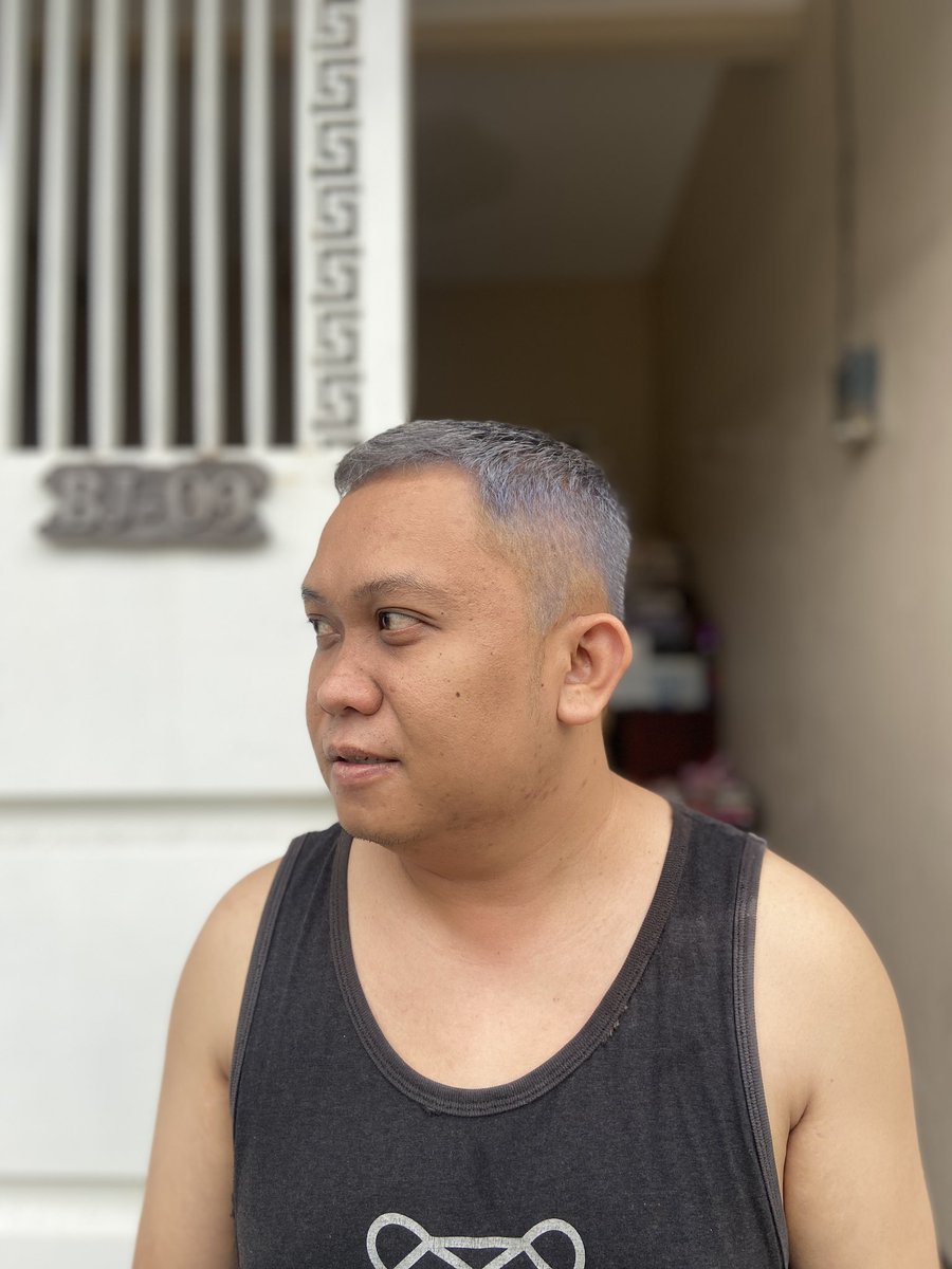 kangen rambut ash grey