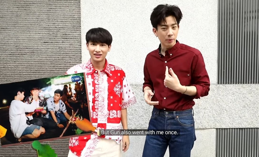 atppeach's tweet photo. the way off's mood change when gun mentioned abt going to loy krathong festival with toy then proceeds to bragging abt gun going with him once https://t.co/C7dRKelHzh