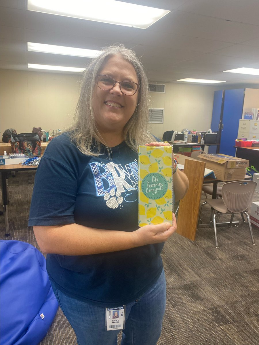 Leaving a little something on a coworkers desk! #bengalpride <a href="/BryantElem/">Bryant Elementary</a>