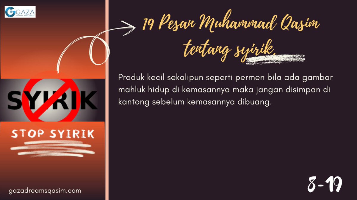 <a href="/SBYudhoyono/">S. B. Yudhoyono</a> Agar bangsa ini terutama umat Islam mendapat pertolongan Allah dari segala kesulitan.Maka kita harus menghindari segala perbuatan syirik...
#MimpiMuhammadQasim 
gazadreamsqasim.com