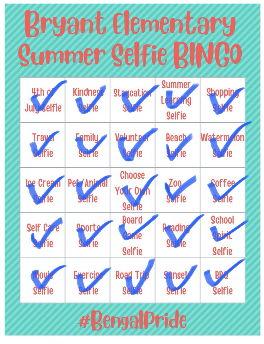 And that’s a blackout!! Reading selfie with Beckham! #bengalpride <a href="/BryantElem/">Bryant Elementary</a>