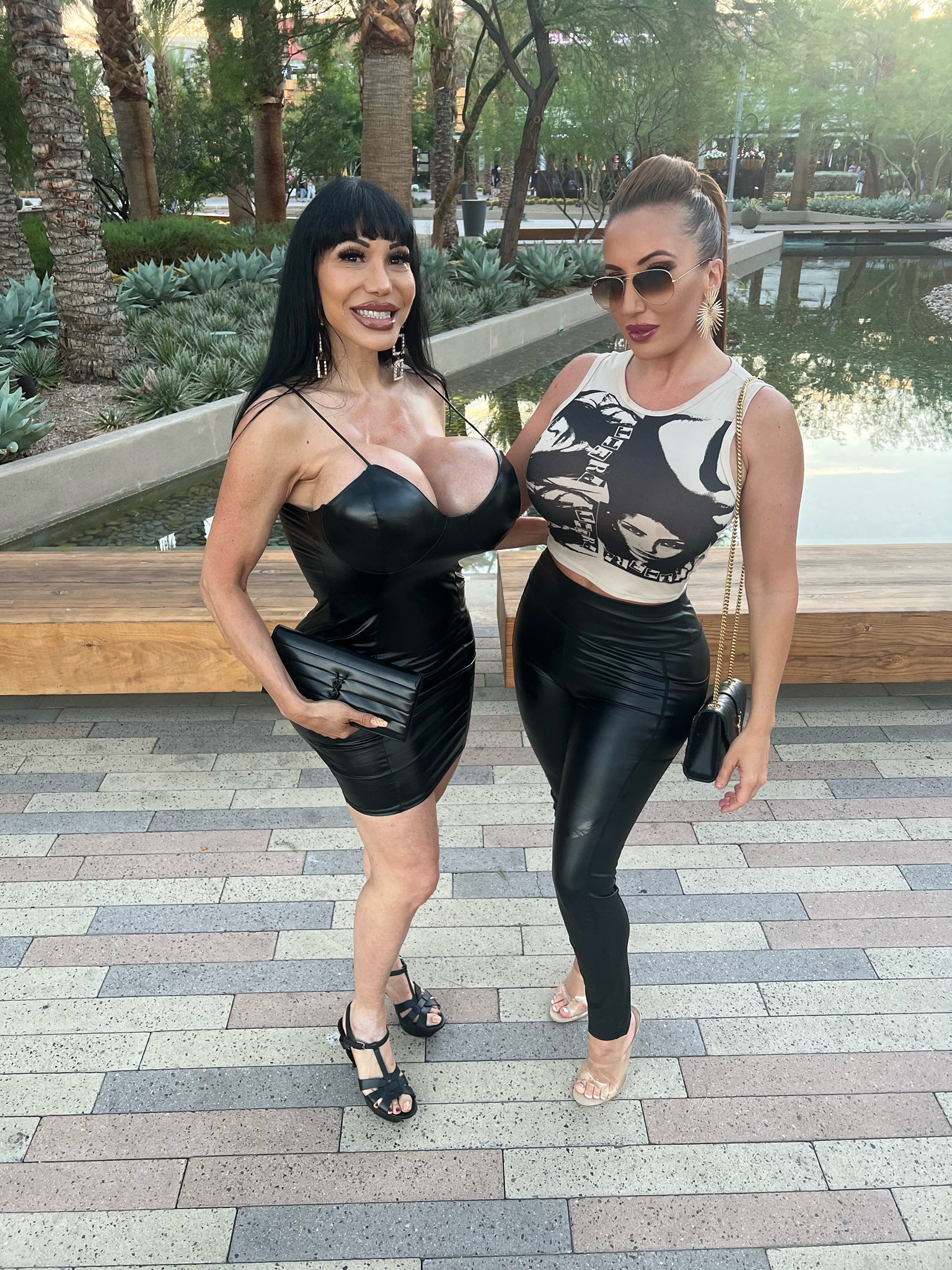 Ava Devine Official on X: Out to dinner with my slutty daughter  @RICHELLERYAN. Do you think we can find some big meat?  t.cop9bfvucup6  X