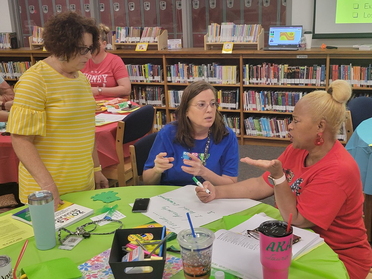 In my LOVE ZONE this week!! Designed &amp; Lead a PD session for the staff. We stepped into the #ZONESOFREGULATION! Howry STEAM Academy staff in action! (Yes, <a href="/LYSNation/">Sean Cain</a>, we had lots of learner-to-learner purposeful talk!) Check us out!  #LWISD #worthit #SEL