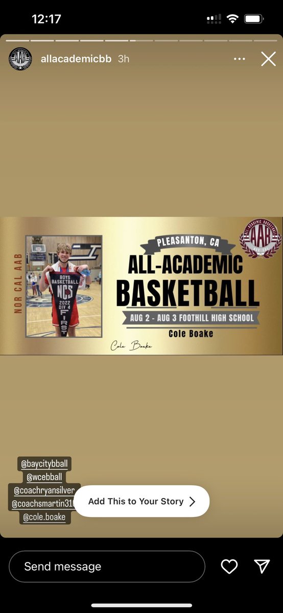 All Academic Basketball Camp August 2-3