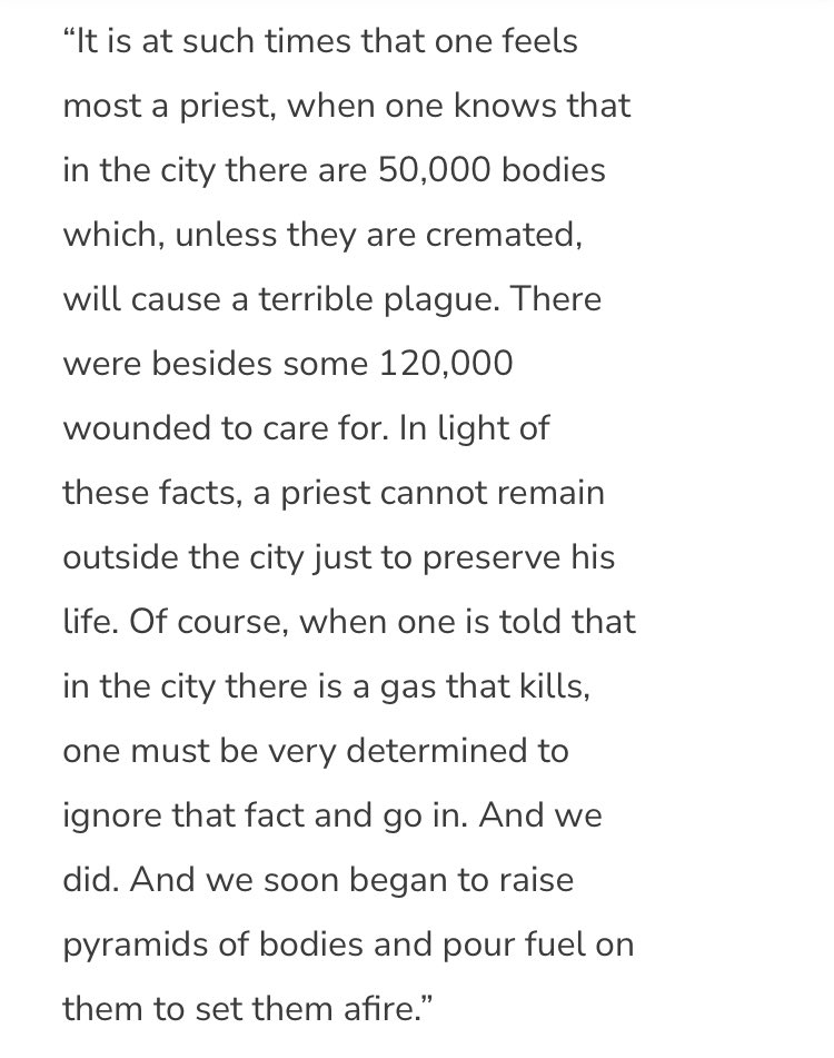MatthewOchalek's tweet photo. Pedro Arrupe, SJ on his experience of the bombing of #Hiroshima. Source: https://t.co/GCkOvnbxyV #DisarmNow #BeadsNotBombs #NuclearBan #HiroshimaDay https://t.co/KLdCvaYfmB